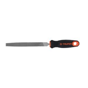 Lima plana bastarda 6' con mango Comfort Grip, TRUPER
