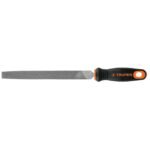 Lima plana bastarda 8' con mango Comfort Grip, TRUPER