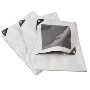Lona de polietileno reforzada color blanco 2 x 3 m Surtek LR2X3B