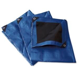 Lona de polietileno reforzada color azul 3 x 3 m Surtek LR3X3A