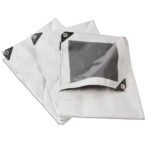 Lona de polietileno reforzada color blanco 6 x 12 m Surtek LR6X12B