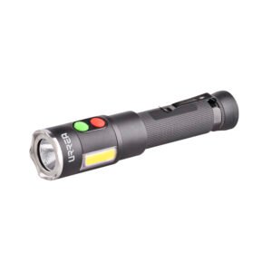 Linterna de LED recargable con alarma de 600 lm Urrea LRU6A