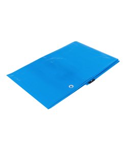 Lona de Polietileno Truper Reforzada 1.5x2 m Azul - Tecnología de 180g/m2 para Protección Temporal que Impide el Paso de Agua y Polvo (Clave 102547)
