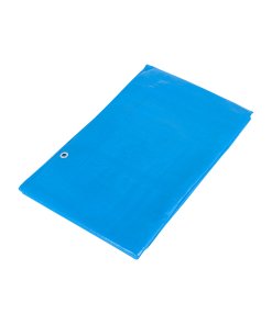 Lona de Polietileno Truper Reforzada 3x4 m Azul - Tecnología de 180g/m2 para Protección Rectangular que Optimiza la Cobertura en Áreas Alargadas (Clave 15371)