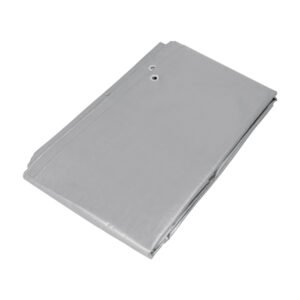 Lona de polietileno reforzada 3 x 5 m, gris, 180g/m2, TRUPER