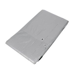 Lona de polietileno reforzada 3 x 6 m, gris, 180g/m2, TRUPER