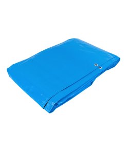 Lona de polietileno Truper Professional 6x6m Azul - Tecnología de malla interior para cubiertas amplias que proporciona 180g/m² de resistencia uniforme y protección constante (Clave 102574)