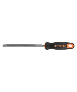 Lima triángulo Truper Comfort-Pro 6" - Tecnología de 34 dientes por pulgada para metales pesados que incorpora mango de doble inyección para máximo confort (Clave 15307)