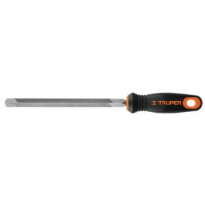 Lima triángulo pesado 8' 32 dpp, mango Comfort Grip, TRUPER