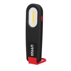 Lámpara de LED para taller ultra delgada, recargable de 350 lm con clip Urrea LTU35B