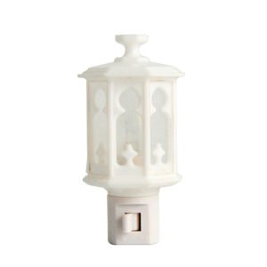 Lámpara decorativa de noche, farol blanco 127 V Foy LUN06