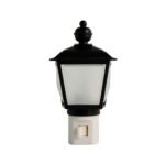Lámpara decorativa de noche, farol negro 127 V Foy LUN09