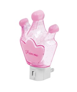 Luz Nocturna Volteck Corona Princesa E12 - Fantasía para Dormitorios que Inspira Sueños de Cuento (Clave 46131)