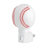 Luz de noche con lámpara E12, pelota de béisbol, VOLTECK