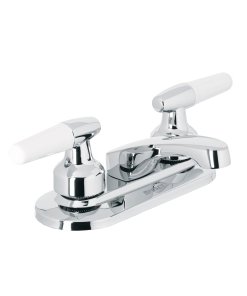 Mezcladora 4' para Lavabo con Nariz Larga, Manerales Cono para un Uso Sencillo y Estilizado, Marca Foset, Clave 49203