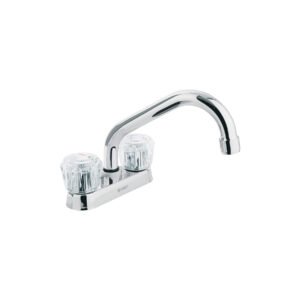 Mezcladora 4' para Lavabo con Tubular, Manerales Acrílico para un Estilo Moderno y Eficiencia, Marca Foset, Clave 47685