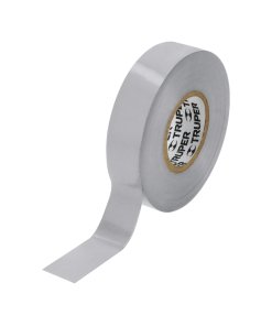 Cinta TRUPER AislantePro 18m Gris - AISLAMIENTO ELÉCTRICO PROFESIONAL 19mm - Adhesión Superior - Durabilidad Garantizada - Uso Profesional - Clave 12507