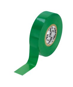 Cinta TRUPER AislantePro 18m Verde - AISLAMIENTO ELÉCTRICO PROFESIONAL 19mm - Máxima Adhesión - Durabilidad Garantizada - Uso Industrial - Clave 12502