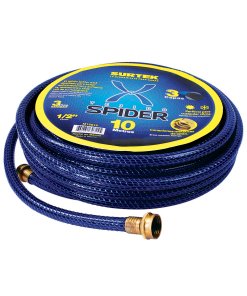 Manguera para jardín tejido spider con conector metálico 1/2", 10 m Surtek M12S10