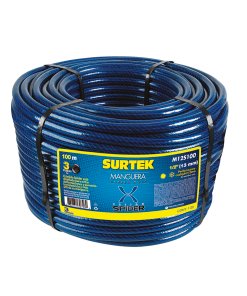 Manguera para jardín tejido spider en rollo 1/2", 100 m Surtek M12S100