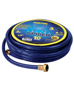 Manguera para jardín tejido spider con conector metálico 1/2", 20 m Surtek M12S20
