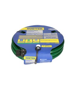 Manguera para jardín tramada con conector plástico 1/2", 6 m Surtek M12T6