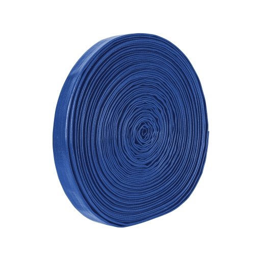 Rollo de manguera plana Truper de 1" x 50m - Tecnología de flujo controlado para motobomba que optimiza la transferencia de agua en aplicaciones de precisión (Clave 103561)