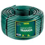 Manguera para jardín tramada en rollo verde 1", 100 m Surtek M1T100
