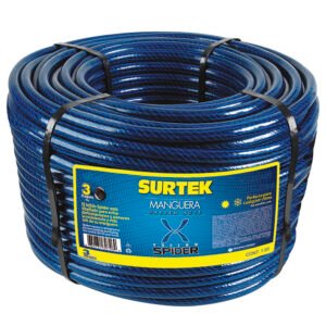 Manguera para jardín tejido spider en rollo 5/8", 100 m Surtek M58S100