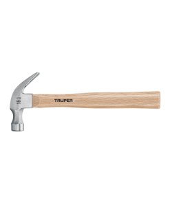 Martillo Pulido TRUPER 16 oz con uña curva y mango de madera - Durabilidad en carpintería tradicional (Clave 16752)