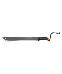 Machete doble filo Truper Outdoor 18" - Tecnología de hoja templada para supervivencia que presenta cacha atornillada con funda de cartón y ofrece máxima versatilidad en campo abierto (Clave 15893)