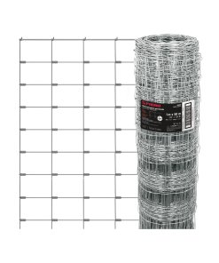 Rollo Malla Borreguera, 1m x 50m Acero Galvanizado, Carga 23kg, Resistente y Duradera, Clave 42859, Fiero