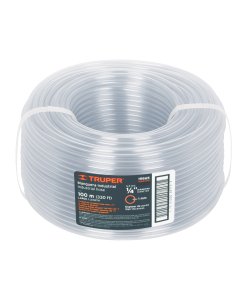 Metro de Manguera 1/4' Truper Industrial en Rollo de 100m - Resistencia Superior para Aplicaciones Industriales que Reduce el Desgaste (Clave 19865)