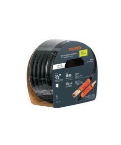 Manguera Truper Profesional para Compresor de Hule 15 m x 3/8" - Tecnología de Alta Presión para Aplicaciones Exigentes que Combina Alcance y Durabilidad (Clave 19017)