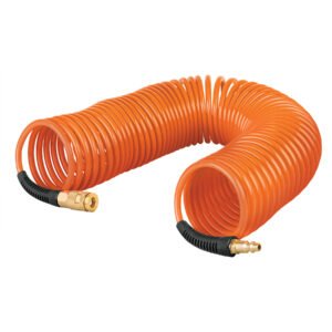 Manguera para compresor, tipo resorte, 7.6 m x 1/4', TRUPER