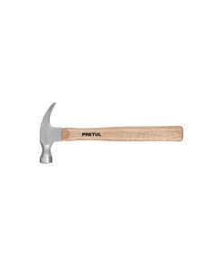 Martillo semipulido de 16 oz con uña recta, opción versátil para reparaciones y ajustes, PRETUL, clave 25001.