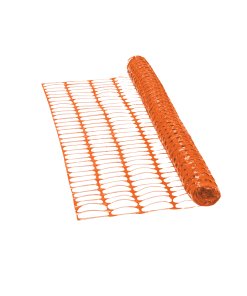 Rollo de 30 m malla de seguridad Truper - Tecnología de delimitación visible para construcción que previene accesos no autorizados a zonas de trabajo peligrosas (Clave 15264)