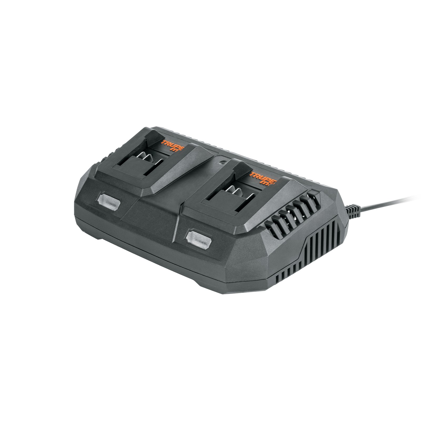 Cargador Dual TRUPER MAX 20V Tipo C - CARGA SIMULTÁNEA DE DOS BATERÍAS - Enchufe Tipo C Universal - Carga Rápida - Máxima Eficiencia - Clave 103664