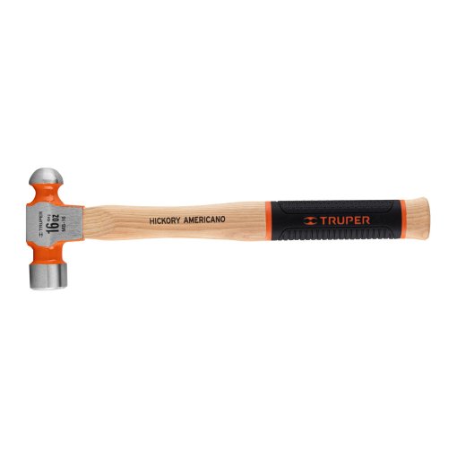 Martillo pulido de bola 16 oz mango hickory, TRUPER Grip