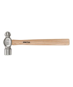 Martillo pulido de bola de 32 oz, mango de madera, opción robusta para tareas industriales, PRETUL, clave 22660.