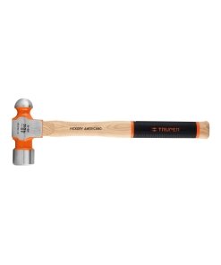 Martillo Pulido de Bola TRUPER Grip 48 oz con mango hickory - Máxima resistencia para trabajos de fundición (Clave 16906)