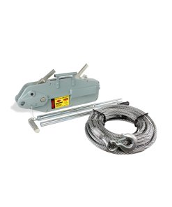 Malacate tirfor 4,000 kgs (ancho cable 16 mm x 20 mts) MIKELS MCAT-4000