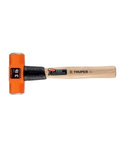 Marro Octagonal Truper 3 lb - Tecnología de Mango de Madera 12" para Aplicaciones Versátiles que Equilibra Precisión y Fuerza en Cada Golpe (Clave 16507)