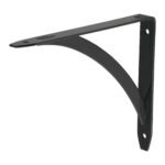 Ménsula reforzada negra 5 x 7', diseño barra, FIERO
