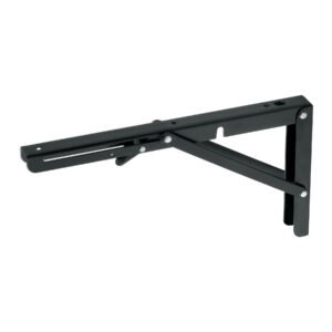 Ménsula plegable de acero negra 6' x 12', FIERO
