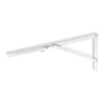 Ménsula plegable de acero blanca 8' x 16', FIERO
