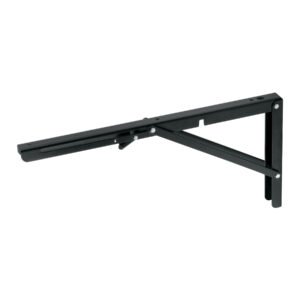 Ménsula plegable de acero negra 8' x 16', FIERO