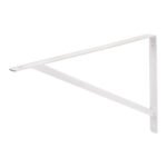 Ménsula reforzada de acero, blanca, 13 x 20', FIERO