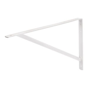 Ménsula reforzada de acero, blanca, 13 x 20', FIERO