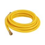 Manguera para gas, PVC amarilla, 3/8' flare,5 m, FOSET